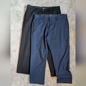 Haggar Men's Black and Navy Dress Pants